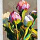 PAINTING FLOWERS OIL PAINTING, Pictures, Samara,  Фото №1