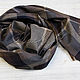 Classic men's brown plaid scarf. Scarves. Platkoffcom. Online shopping on My Livemaster.  Фото №2