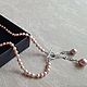 Заказать Колье "Отражение". Жемчуг Shell Pearl. Tatyana's Jewelry for the soul. Ярмарка Мастеров. . Колье Фото №3