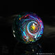 Glass ball Rainbow shine of space. Sphere Meditation Galaxy. Stones. Olga Bukina Cosmic glass. My Livemaster. Фото №5