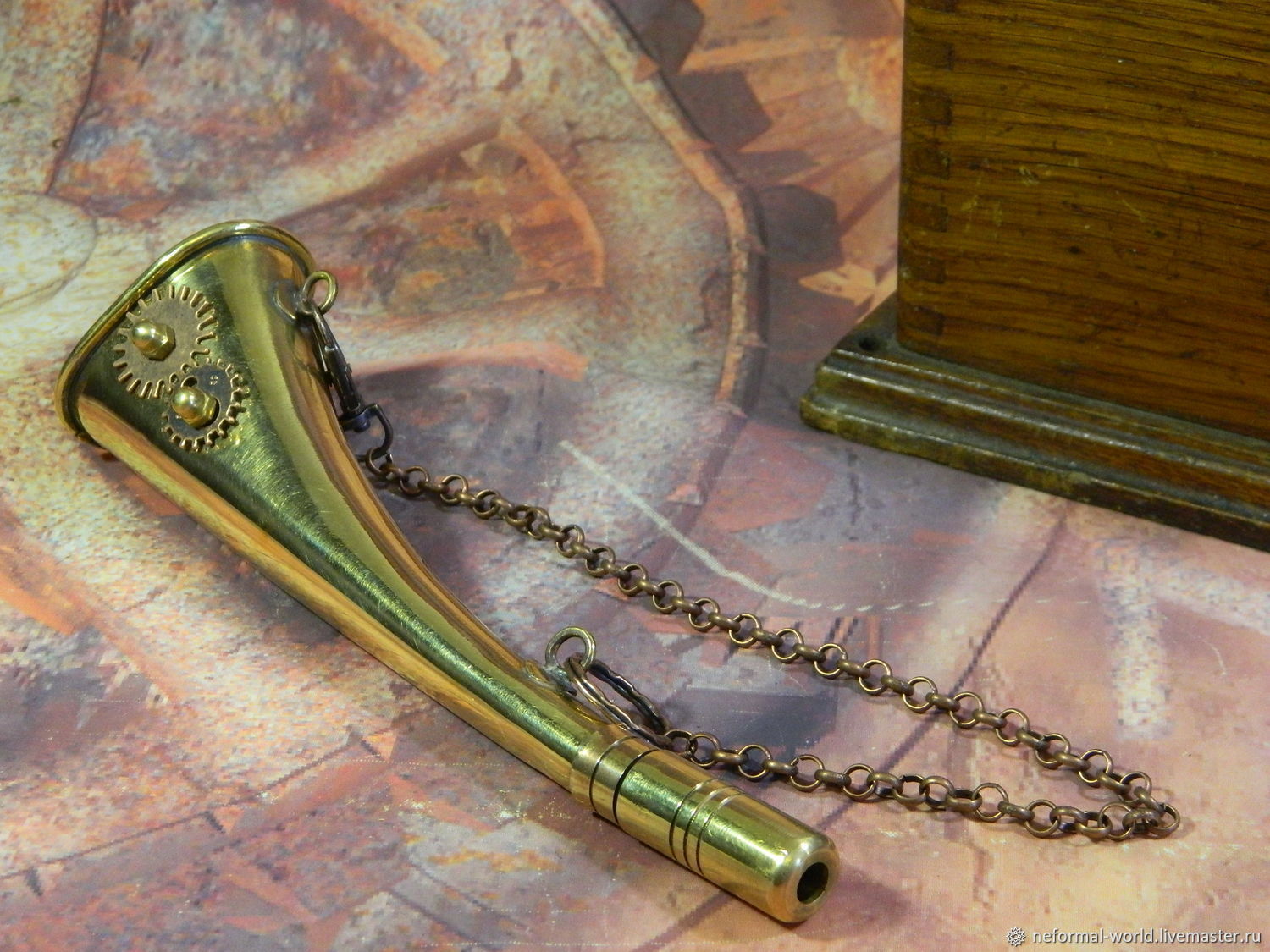 Рожок в стил стимпанк "Horn" музыкальный инструмент купить в интернет ...