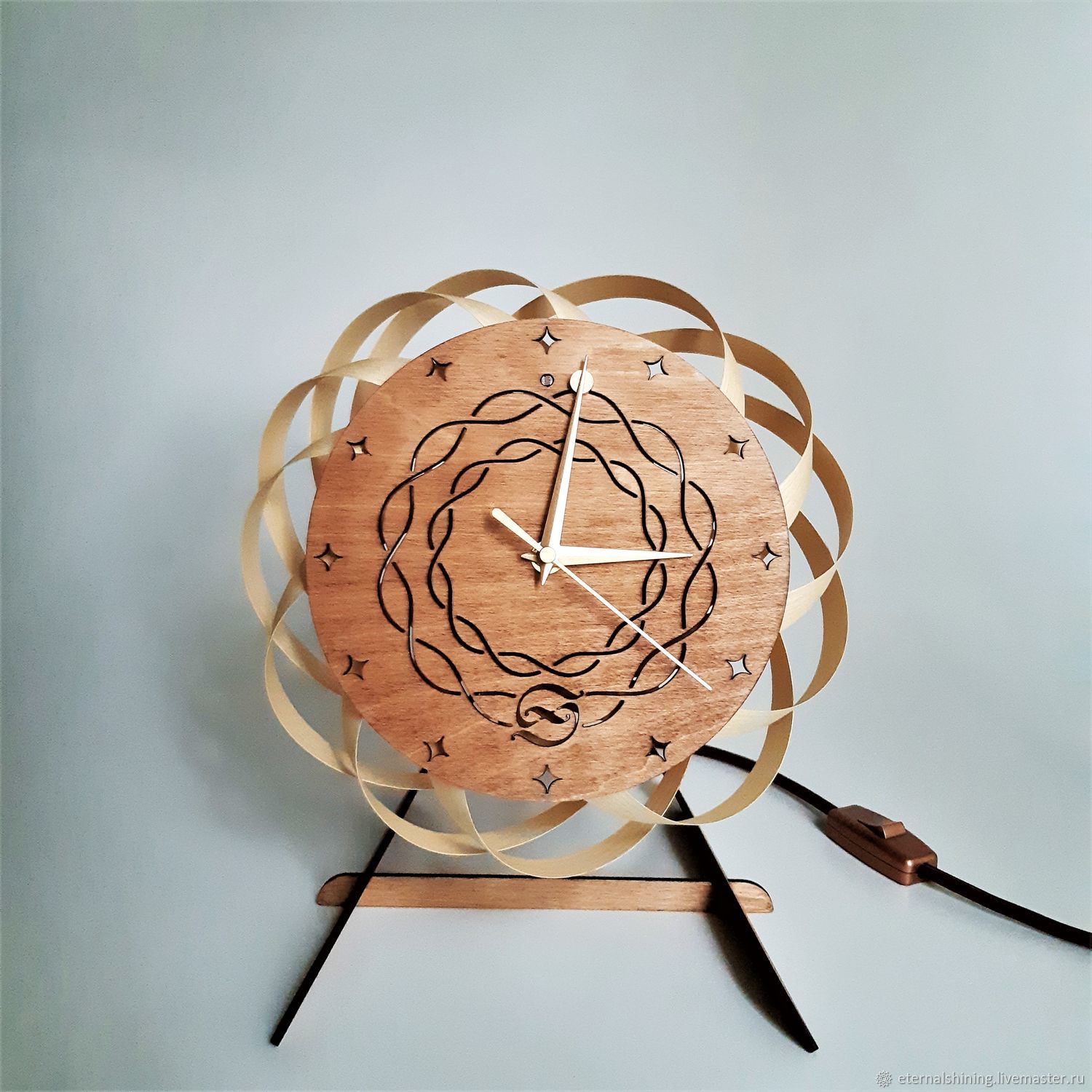 Настольные часы с подсветкой Shine of Time (Сияние Времени) в интернет ...
