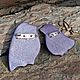 Брошь с чароитом в натуральной коже "Птичка". Брошь-булавка. JewelryStudioGem. Ярмарка Мастеров.  Фото №5