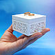 Wooden carved box ' Royal privilege'. Caskets for rings. Wedding Adventure. Online shopping on My Livemaster.  Фото №2