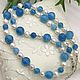 Beads / necklace natural aquamarine and pearls, Beads2, Moscow,  Фото №1