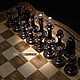 'Chess with patterns ' Art. .157 Handmade chess. Chess. Gor 'Derevyannaya lavka'. My Livemaster. Фото №5