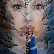 Картины и панно handmade. Livemaster - original item Pictures: Snow maiden.(artist Vladimir Tarasov). Handmade.