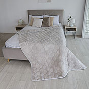 Для дома и интерьера handmade. Livemaster - original item Linen blanket with cotton. Handmade.