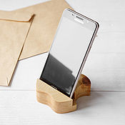 Для дома и интерьера handmade. Livemaster - original item Phone stand-Apple. Handmade.