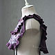 Felt collar with ties 'Violet sunset'. Collars. Katherine Markina (markinaek). My Livemaster. Фото №5