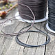 Order no disponible! Voschenyj cable de 1 mm marrón. creative_work. Livemaster. . Cords Фото №3