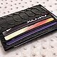 Python genuine leather cardholder, black color!. Cardholder. SHOES&BAGS. My Livemaster. Фото №4