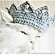 Вязаная корона для кошки или маленькой собаки, Аксессуары для питомцев, Волгореченск,  Фото №1
