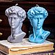 Интерьерная свеча "Давид" 15 см. ручной работы. Свечи. “Marbel Candles”. Ярмарка Мастеров.  Фото №6