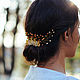 Гребень для волос "Янтарное золото". Гребень. Accessories-by-carina. Ярмарка Мастеров.  Фото №5