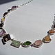 Necklace made of semi-precious stones (cut and crystals) in 925 silver. Necklace. marusjy. My Livemaster. Фото №5
