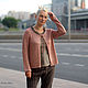 Blusa de color rosa marchita. Sweater Jackets. Lena Statkevich. Интернет-магазин Ярмарка Мастеров.  Фото №2