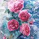 Картина акварелью с цветами красными розами "В розовом саду". Картины. KatrinColourArt |Картины от Катерины. Интернет-магазин Ярмарка Мастеров.  Фото №2