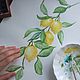  Sprig of lemons watercolor. Pictures. vettochka. My Livemaster. Фото №5