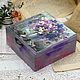 Order Casket flowers cosmea decoupage summer solid wood. Studio Villa-Oliva. Livemaster. . Box Фото №3