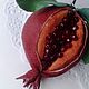 A set of leather 'Pomegranate taste'. Pendants. jyliademina. Online shopping on My Livemaster.  Фото №2