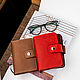 Wallet made of genuine leather with 9 compartments sewn by hand. Purse. Ptaho. My Livemaster. Фото №6
