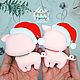 Felt pig, felt pig. Christmas decorations. chehovchanki. My Livemaster. Фото №5
