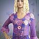 blouse: Blouse lilac Lilac garden. Blouses. Knitted things. Online shopping on My Livemaster.  Фото №2