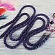 Beaded lariat with pendants (harness, belt, tie). Lariats. Magic box. My Livemaster. Фото №6