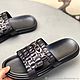 Order Men's Slippers made of embossed crocodile skin in black!. SHOES&BAGS. Livemaster. . Slippers Фото №3