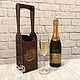 Order The box is a box for alcohol with an engraving of your brand to order. butikpodarkovv. Livemaster. . Gift wrap Фото №3