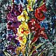 Картина акварелью Гладиолусы. Картина с цветами, Картины, Магнитогорск,  Фото №1