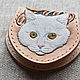 Embossed coin box. Kitty, Coin boxes, Orenburg,  Фото №1