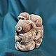 Заказать Monos jugando Go-netsuke cortado de un hueso. NGS Masters. Ярмарка Мастеров. . Figurines Фото №3