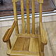 Rocking chair for children made of solid oak. Chairs1. KulikovCraft. My Livemaster. Фото №5