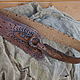 Belt: Belt leather 'Laced '. Straps. Stinna freeform (stinna). Online shopping on My Livemaster.  Фото №2