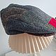 Винтаж: Кепка Hatman of Ireland,Donegal tweed.Шерсть.Ирландия. Головные уборы винтажные. Киоск Kirppis.Mix-vintage. Ярмарка Мастеров.  Фото №9