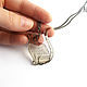 Transparent pendant "Newspaper cat" Jewelry resin. Pendants. AllaLu Design. Online shopping on My Livemaster.  Фото №2