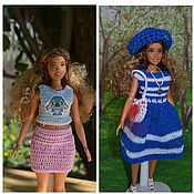 Куклы и игрушки handmade. Livemaster - original item A set of clothes for Barbie. 2 options.. Handmade.