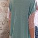 Summer light tunic mint and lilac color made of knitwear and silk. Tunics. Charmante Tutenafelt (crealanafr). My Livemaster. Фото №6