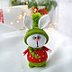 Order Bunny Strawberry. fesartdecor (fesartdecor). Livemaster. . Stuffed Toys Фото №3