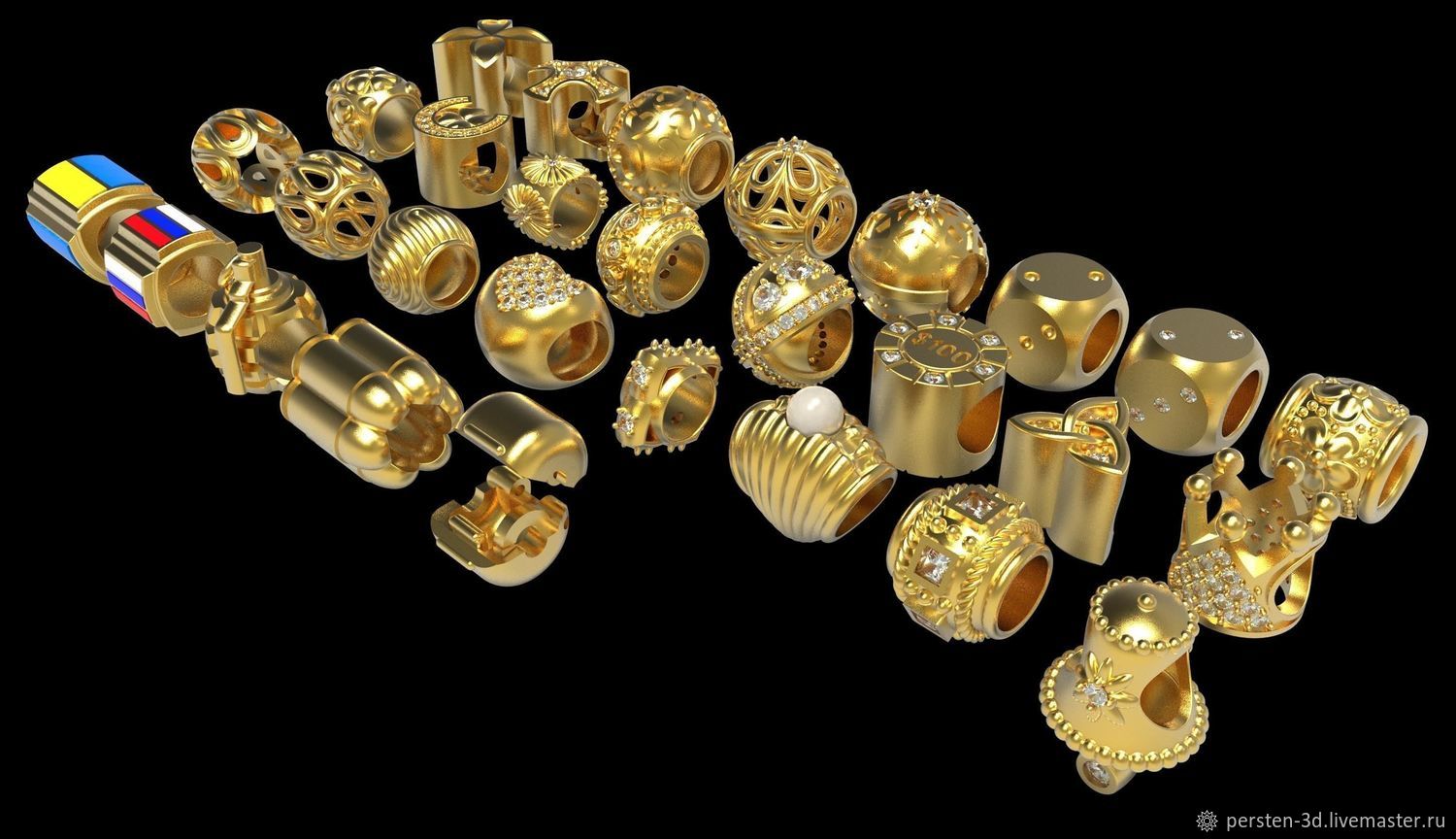 Купить Шармы Для Браслета Золото