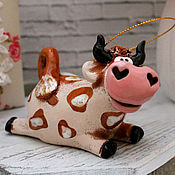 Сувениры и подарки handmade. Livemaster - original item cow bell. Symbol 2021.. Handmade.