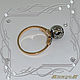 Order Ring 'Diamond BALL' gold 585, diamonds, sapphires. VIDEO. MaksimJewelryStudio. Livemaster. . Rings Фото №3