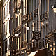 Paris photo of the painting for the interior in shades of brown `Evening Chocolate” urban architecture © Elena Anufrieva
