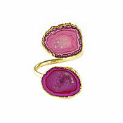 Украшения handmade. Livemaster - original item Pink Agate Ring, Female Agate ring. Handmade.