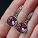 Серьги "Swarovski colours". Серьги классические. Saimon. Ярмарка Мастеров.  Фото №6