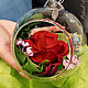  Елочный шар с цветами из холодного фарфора, Новогодние сувениры, Москва,  Фото №1