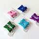 Children's hairpins made of shiny foamiran ' Bows', Hairpins, St. Petersburg,  Фото №1
