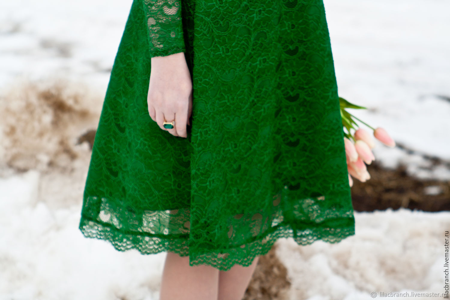 Платье Дольче Габбана зеленое